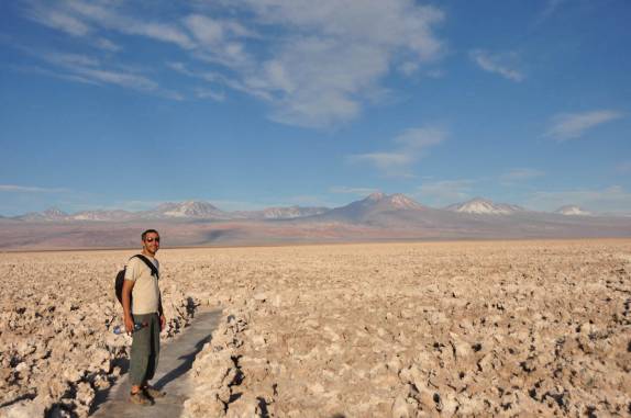 O salar do Atacama, no deserto do Atacama - Chile